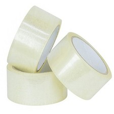 12 x Super Sticky Clear 50mm x 66m Acrylic Packaging Tape For Securing Parcels