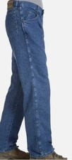 Wrangler Men's Relaxed Fit Jeans with Flex - SMOKE - 36x32