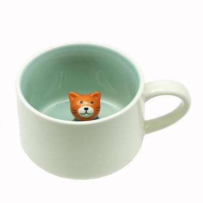 3D Animal Cup Coffee Mug Comes With A Cute Inside Creative Morning Mug Animal...