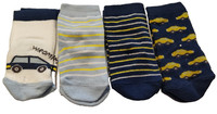 4 Paar Baby Jungen SöCkchen Socken GR.62-68 Neu