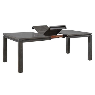 Sunset Trading Shades of Gray 11-Piece 82'' Extendable Wood Dining Set in Gray