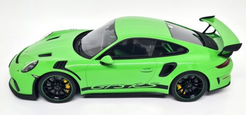 GTSpirit 1/12 Porsche 911 991.2 GT3-RS Lizard Green 2019 LARGE Resin Model Car - Picture 4 of 11