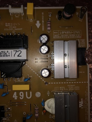 LG 49UJ634V EAX67189201 EAY64511101 TV-Netzteil (Ref. R442) - Bild 4 von 6