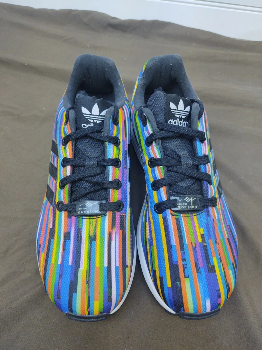 Adidas Athletic ZX Flux Running Shoes Size 5 Multi-Color | eBay