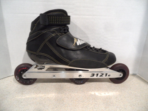Miller Sports 3121e Racing Roller Blades Speed Skates Carbon Sole 4 Wheel READ - Picture 5 of 17