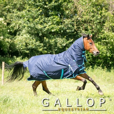 Galopp Trojan Xtra 350g 1200denier Schwere Pferdeweidedecke Kombi