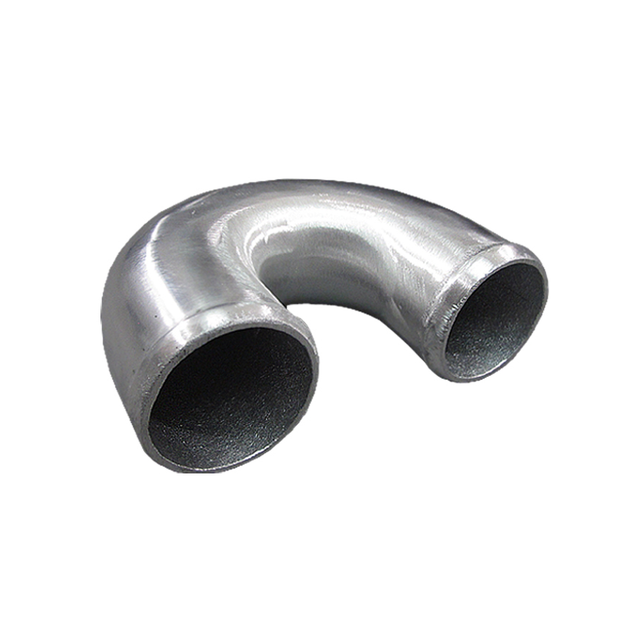 2.5" O.D. Cast Aluminum Elbow U 180 Degree Pipe Tight Bend Polished