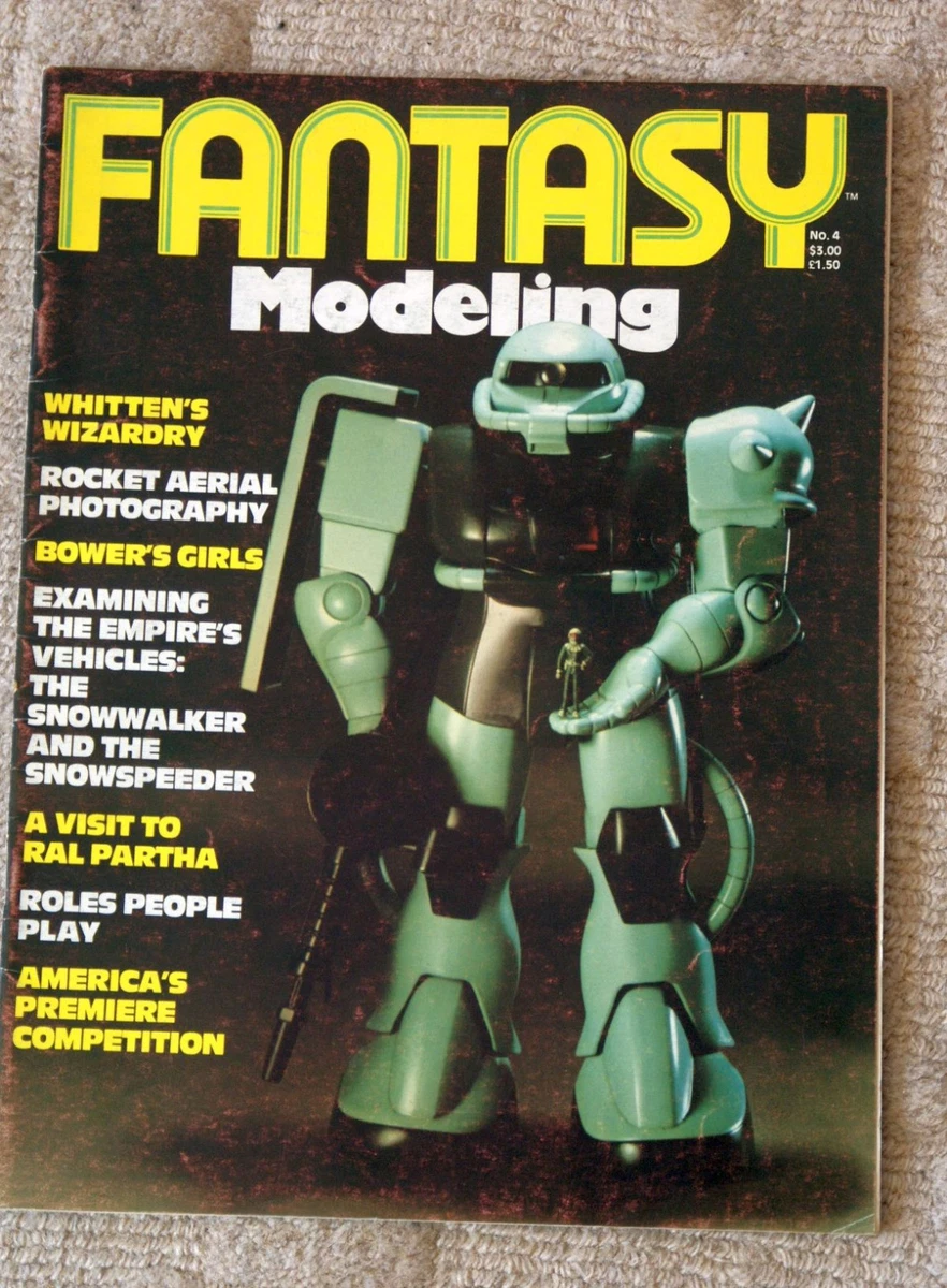VINTAGE FANTASY MODELING MAGAZINE #4 jy