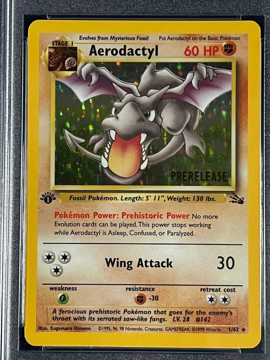 Aerodactyl-Holo 1999 Pokemon TCG Fossil #1/62 - 1999 - US