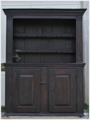 Kannenstock Küchenschrank Geschirrschrank Geschirrregal Eiche 18.Jh. Mecklenburg - Bild 1 von 4