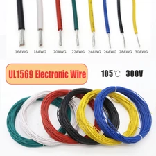 16AWG-30AWG UL1569 Electronic Wire Single Core Multi-Strand Tinned Copper Cable