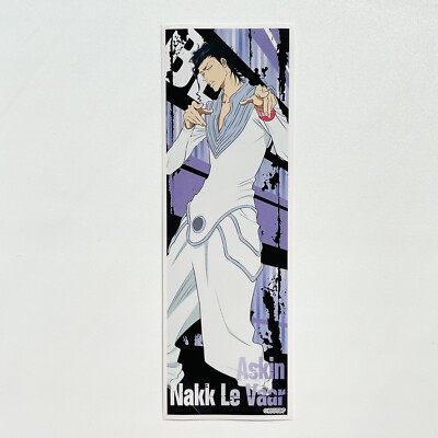 15 Askin Nakk Le Vaar BLEACH Long Sticker 6''H × 2''W Ensky Japan 2023 Seal Decal