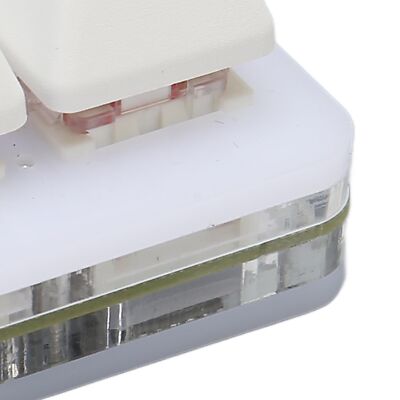 USB 2 Key Mini Keypad Custom RGB LED Backlight Macro Programming Keyboard