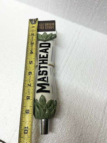 MASTHEAD BREWING--Coffee Stout --CLEVELAND-----10 1/2"----TAP HANDLE - Picture 9 of 9