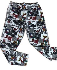 Vintage 90's Patchwork Disney Mickey Unlimited Jerry Leigh Leggings Pants Large