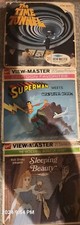 LOT View Master Superman, Time Tunnel, Sleeping Beauty 3 Bonus Reels