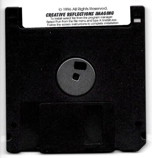Hawgs & Chicks 3.5" Floppy Diskette Screen Saver By Creative Reflections Imaging - Image 2 of 3