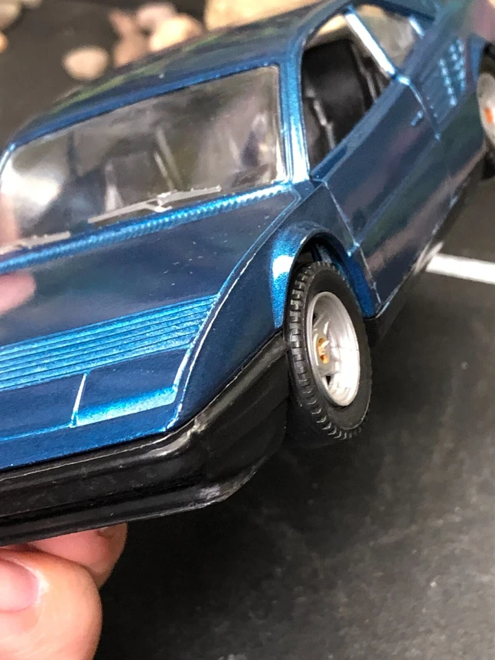 Imperfecto 1:25 Diecast Polistil Italia AZUL FERRARI MONDIAL 8 #02300 Sin Caja COMO ESTÁ Foto 3 de 4