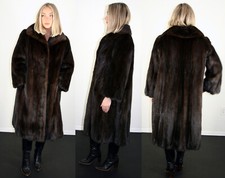 Mahogany Mink Fur Coat Size Extra Large 14 16 Xl Efurs4less