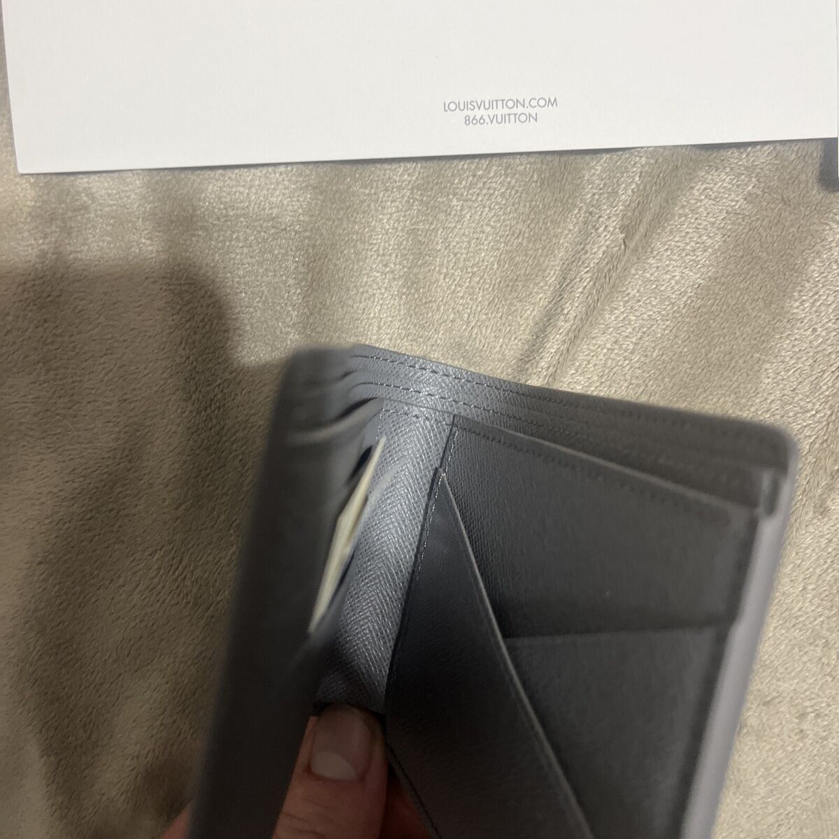 NEW Louis Vuitton Multiple Wallet Gray LIMITED Edition Rare