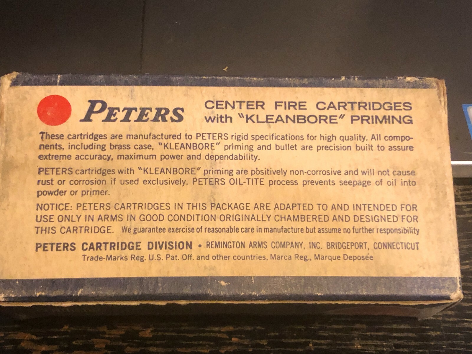 Vintage Peters Shell Box 38 Special Empty | eBay