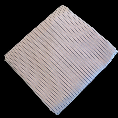 Fabric EGYPTIAN COTTON Pink w/ Blue Pinstripe Luxurious 2.5 yd x 36" W Estate - Picture 10 of 10