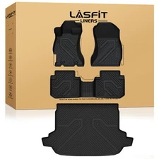 LASFIT Floor Mat & Cargo Mat for Subaru Forester 2014 2015 2016 2017 2018 Custom