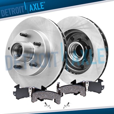 Front Brake Rotors Brake Pads for Chevy Malibu S10 Blazer GMC S15 Jimmy Firebird