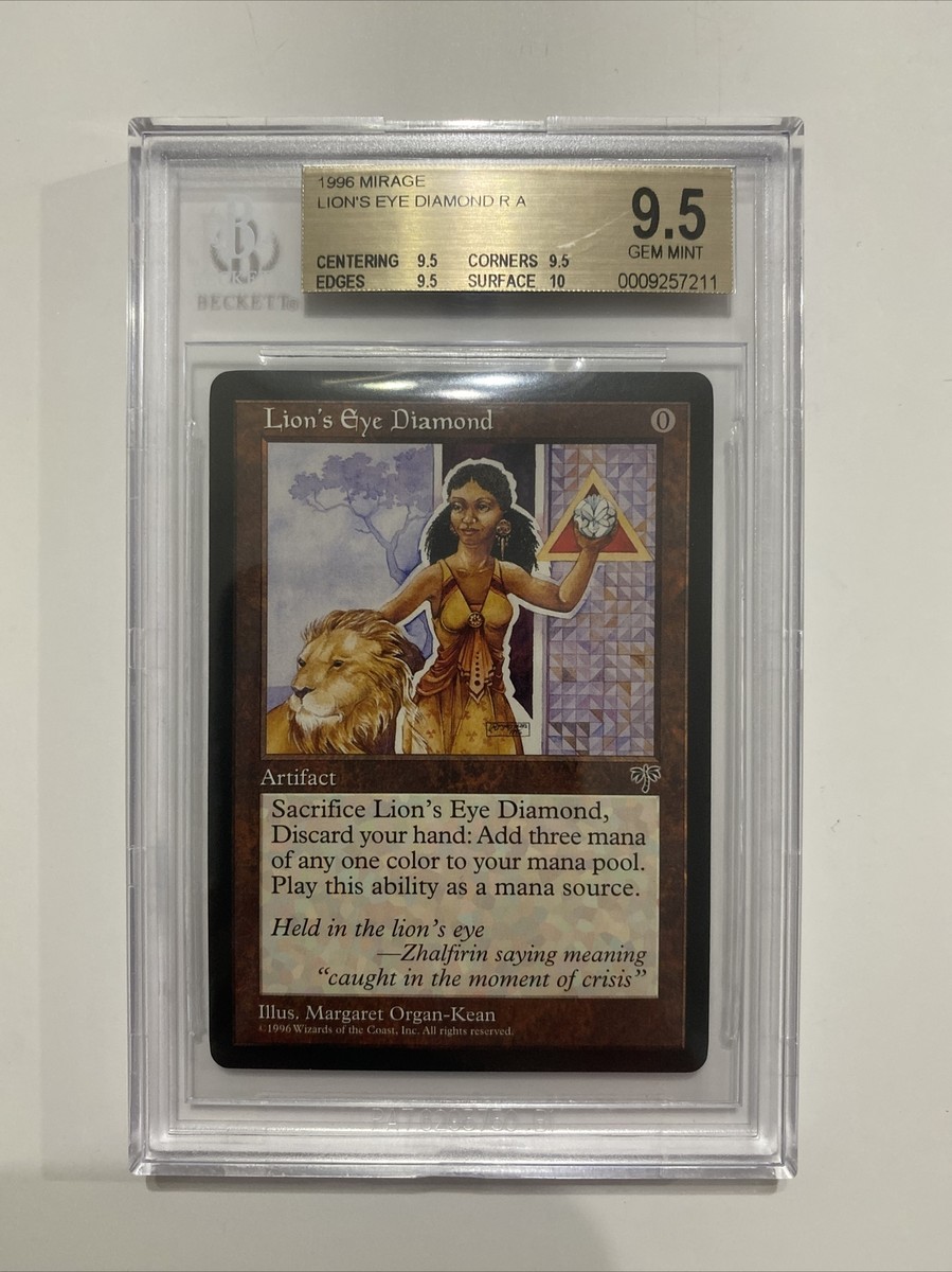Lion's Eye Diamond Mirage Rare Magic The Gathering MTG