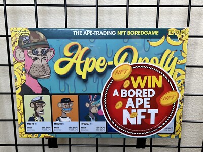 Bored Ape RARE! Ape-Opoly Trading Board Game. Sealed. Brand New.