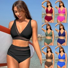 Women Swimsuit Push Up Swimwear High Waist Ladies Surfing Bathing Suit Beachwear