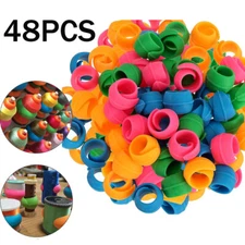 48Pcs Thread Spool Huggers Holders Clips Sewing Embroidery Quilting Bobbin Clamp