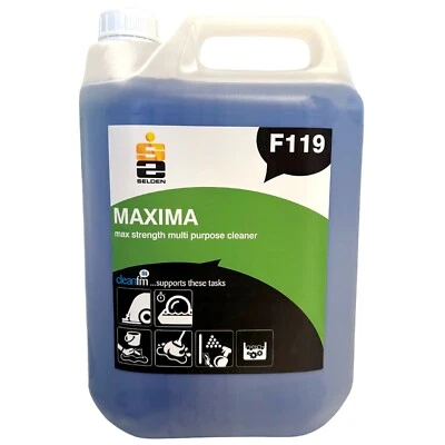 Selden F119 MAXIMA Industrial Strength Multi-Purpose Maintenance Cleaner 5L