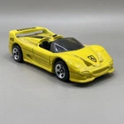 Vintage Hot Wheels 1996 Yellow Ferrari F-50 Diecast Car