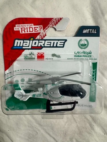 Majorette Diecast Model - Dubai Police Airbus H130 Helicopter