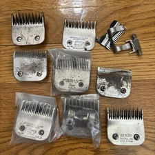 Lot of 9 Oster A5 80 Detachable Clippers Replacement Blades Size 7 5 10 40