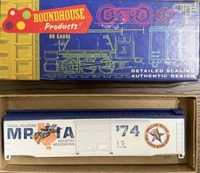 HO Scale Roundhouse Boxcar. MRIA 1974