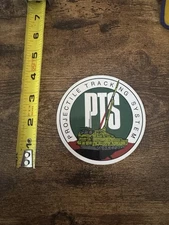 Vintage Grumman PTS Projectile Tracking System Sticker Decal