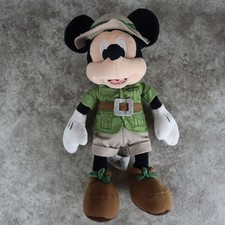Disney Parks Safari Mickey Mouse Plush Doll Toy Explorer Jungle Outfit