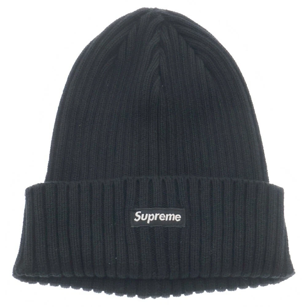 Bonnet superteint suprême petite boîte logo overdie bonnet tricot noir/degré S Co AC681