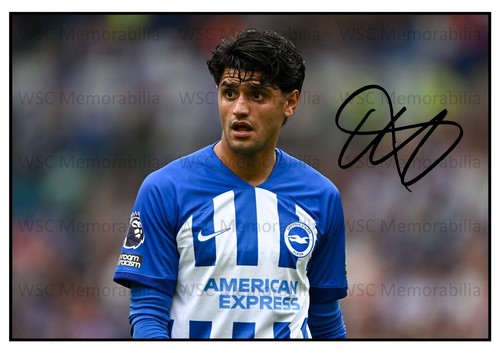 11097. Mahmoud Dahoud Signed Pictures A4 Prints Brighton Frankfurt Dortmund etc.