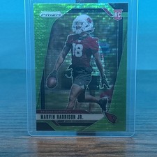 2024 Panini Prizm - Rookies Marvin Harrison Jr. #375 Neon Green Pulsar Prizm...
