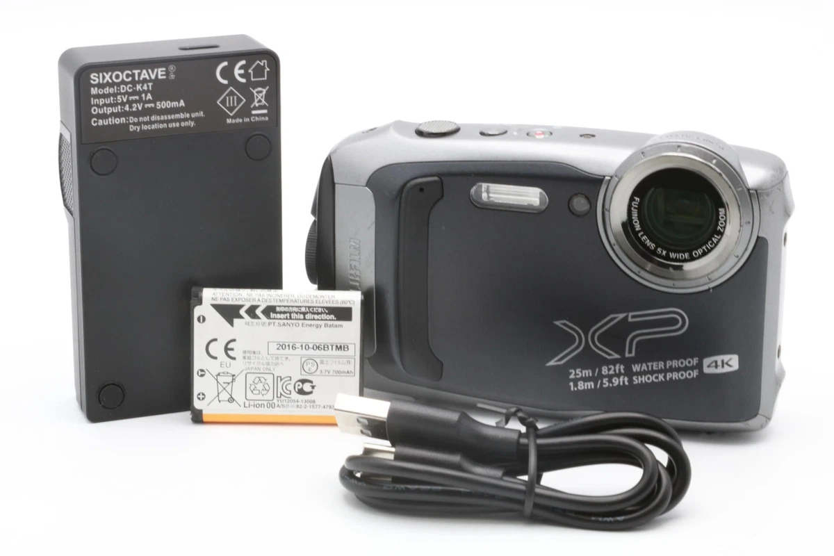 新品・未使用 ☆FUJI FILM FinePix XP 140 ダークシルバー Amazon.com : Fujifilm FinePix XP140 Waterproof Digital Camera