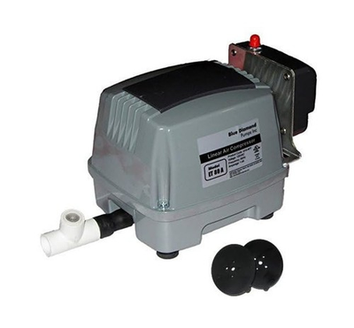 #ad #ad Blue Diamond ETA 80 Septic Air Pump w Free Lo Pressure Alarm amp; Back Pressure ... $222.60