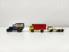 Vintage Matchbox 1-75 Diecast Truck Lot 3pc 1979 Multi-Color Lesney Superfast