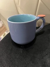 Colorways By Lindt Stymeist 2 Tone Turquoise Teal Blue Mug Salmon Thumb