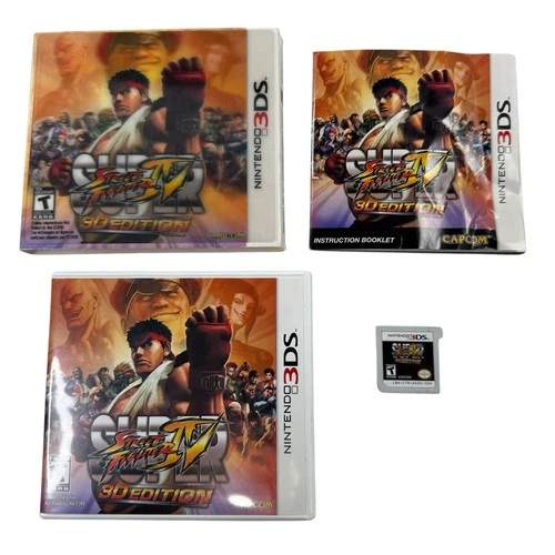 Super Street Fighter IV 3D Edition With Slipcover (Nintendo 3DS 2011)