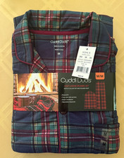 Cuddl Duds Men's Size Medium Cozy Lodge Soft Pajama Set Camping/Holidays