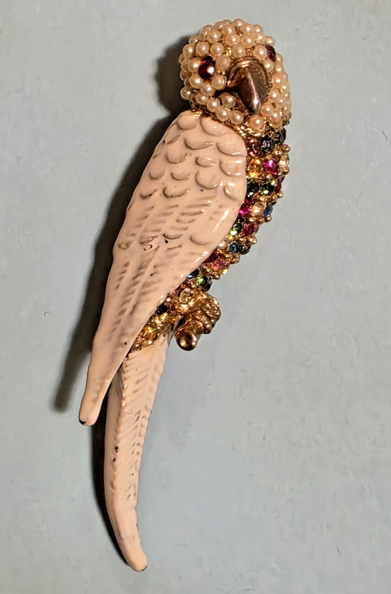 Produktbild von Strass Pfau Brosche Anstecknadel Für Frauen Mädchen Mode Exquisit Übertrieben Großer Kristall Vogel Tier Broschen Anstecknadeln Vintage Kleid