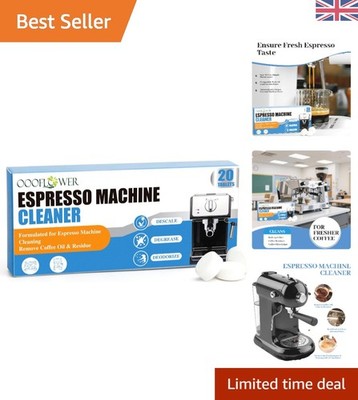 Leistungsstarke Kaffee-Reinigungstabletten (20 Stück) - Verlängern Sie die Lebensdauer Ihrer Maschine